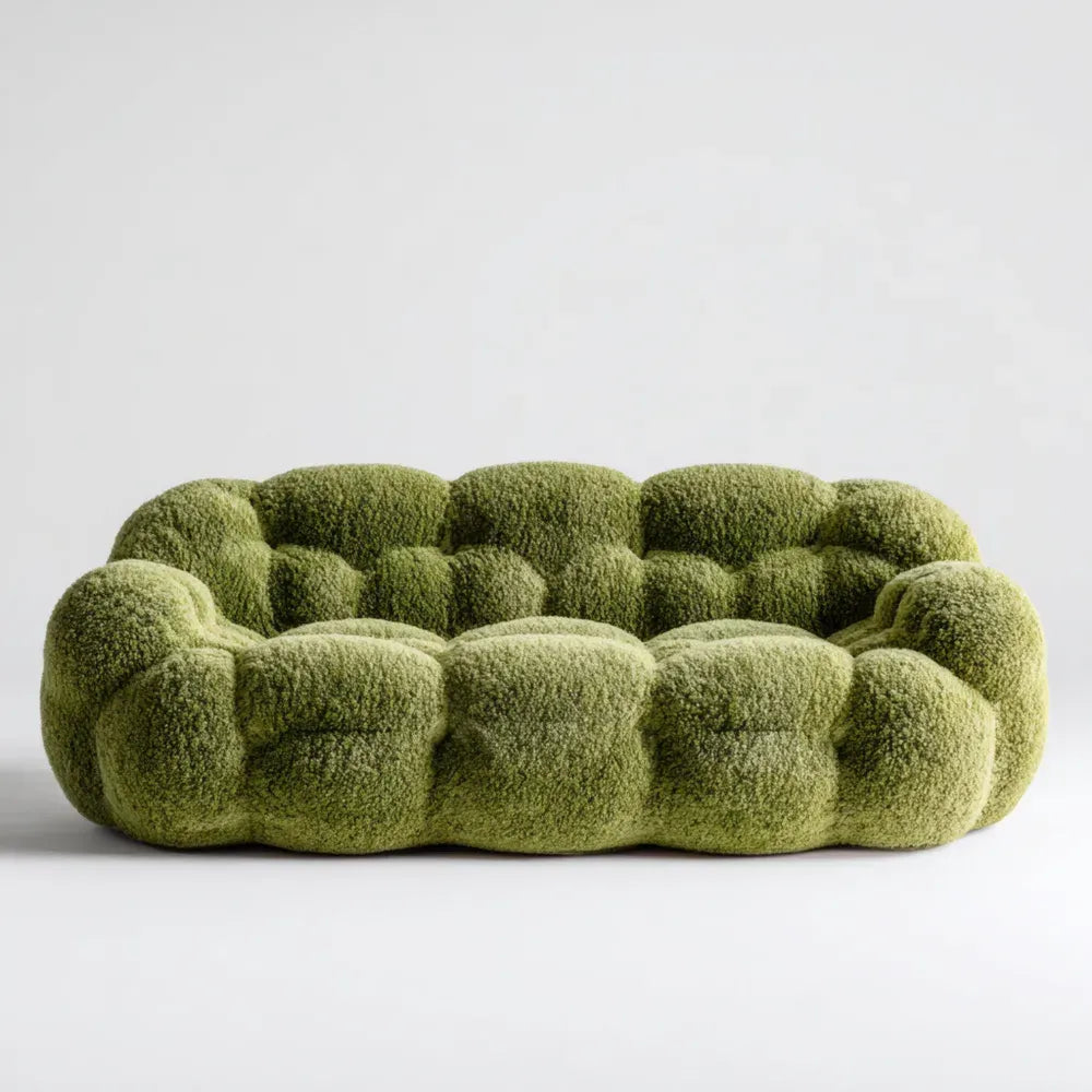 Modern Upholstered Sofa 150x80x70 cm - Green - Contemporary Design